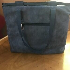 Blue womens unbranded fashion shoulder bag or tote